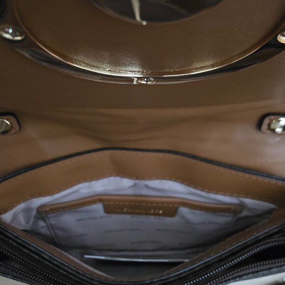 Michael kors Signature Small Fulton Flap Gusset Crossbody in Brown/Acorn - Picture 9 of 14